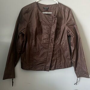 Eileen Fisher Cobblestone Zip Jacket